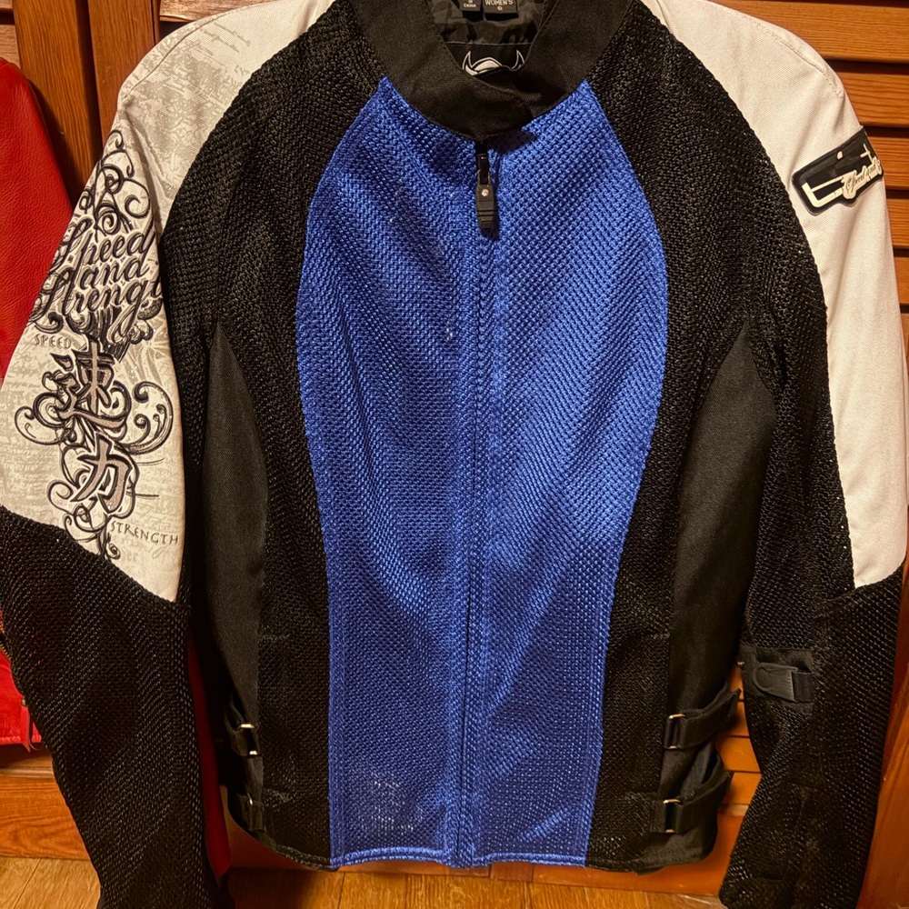 Blue and Black Utility Jacket